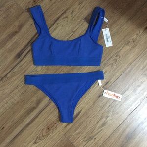 Frankies bikini cobalt blue